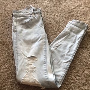 AE Distressed Jeggings